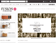 Tablet Screenshot of fusion-furniture.net